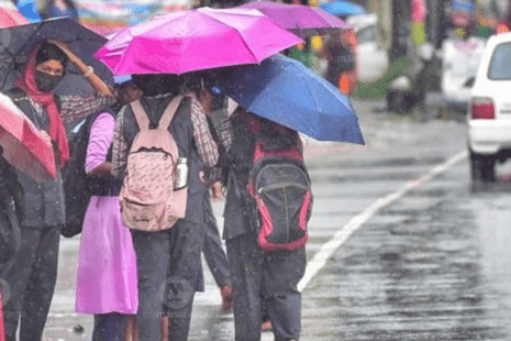 Due to incessant rains, schools are closed today across Bangalore city district