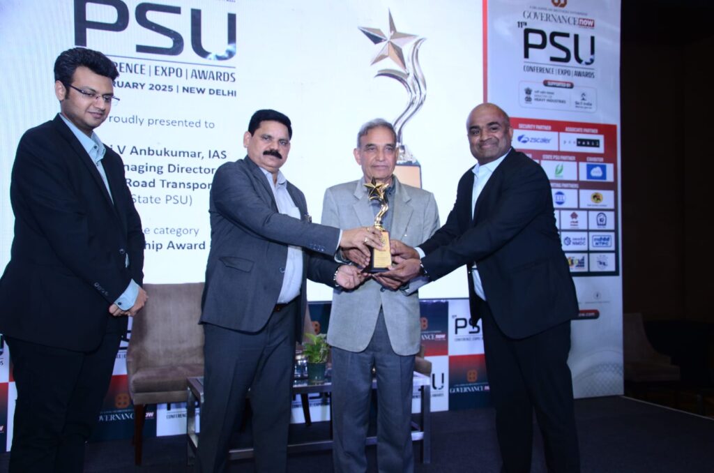 National Award for KSRTC and Managing Director