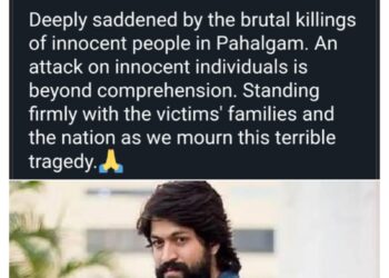 Rocking Star Yash makes an emotional post condemning the terrorist attack!
