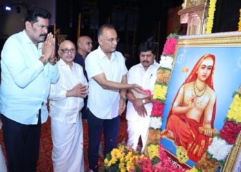 ಹಿಂದೂ ಧರ್ಮ ಪುನರುಜ್ಜೀವನಗೊಳಿಸುವಲ್ಲಿ ಶಂಕರಾಚಾರ್ಯರ ಪಾತ್ರ ನಿರ್ಣಾಯಕ: ಸಚಿವ ಶಿವರಾಜ್ ತಂಗಡಗಿ