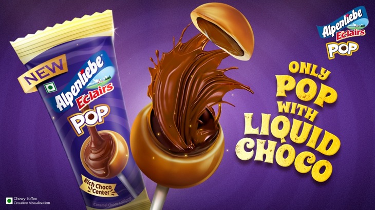 Alpenliebe Launches India's First Liquid Choco-Filled Lollipop | Chocolate-Filled Treat Now Available at Just ₹5!