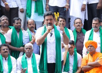 ಸರ್ಕಾರ ರೈತರ ನೆರವಿಗೆ ಬಾರದಿದ್ದಲ್ಲಿ ರೈತರ ಪರ ಬಿಜೆಪಿ ಹೋರಾಟಕ್ಕಿಳಿಯಲಿದೆ: ವಿಜಯೇಂದ್ರ