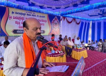 ಸಿಂಗಟಾಲೂರು ಏತ ನೀರಾವರಿ ಯೋಜನೆ ಪೂರ್ಣಗೊಳಿಸುವುದು ನನ್ನ ಕನಸು:ಬಸವರಾಜ ಬೊಮ್ಮಾಯಿ