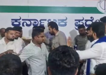 ಕೆಪಿಸಿಸಿ ಕಚೇರಿಯಲ್ಲಿ ಯೂತ್ ಕಾಂಗ್ರೆಸ್ ಕಾರ್ಯಕರ್ತರ ಮಾರಾಮಾರಿ: ರಣರಂಗವಾದ ಕಾಂಗ್ರೆಸ್ ಭವನ